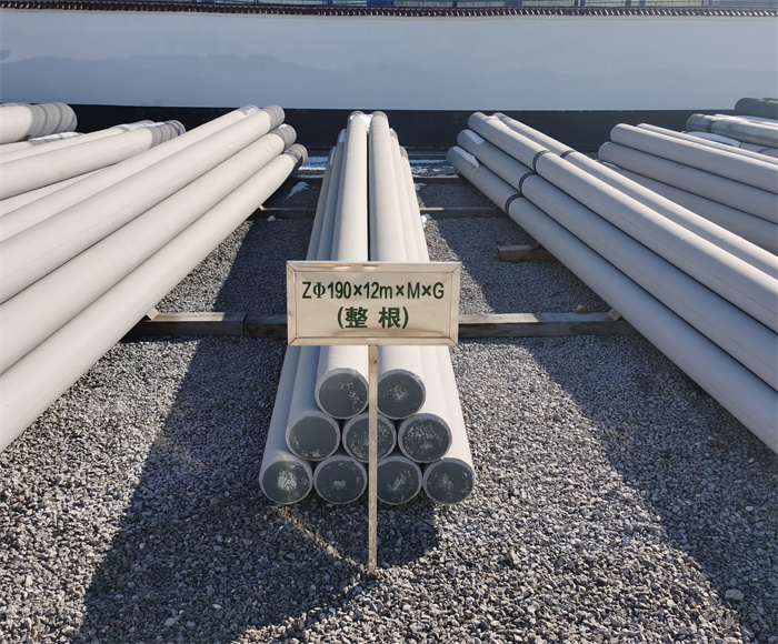 新乡190×12米钢筋混凝土水泥电线杆